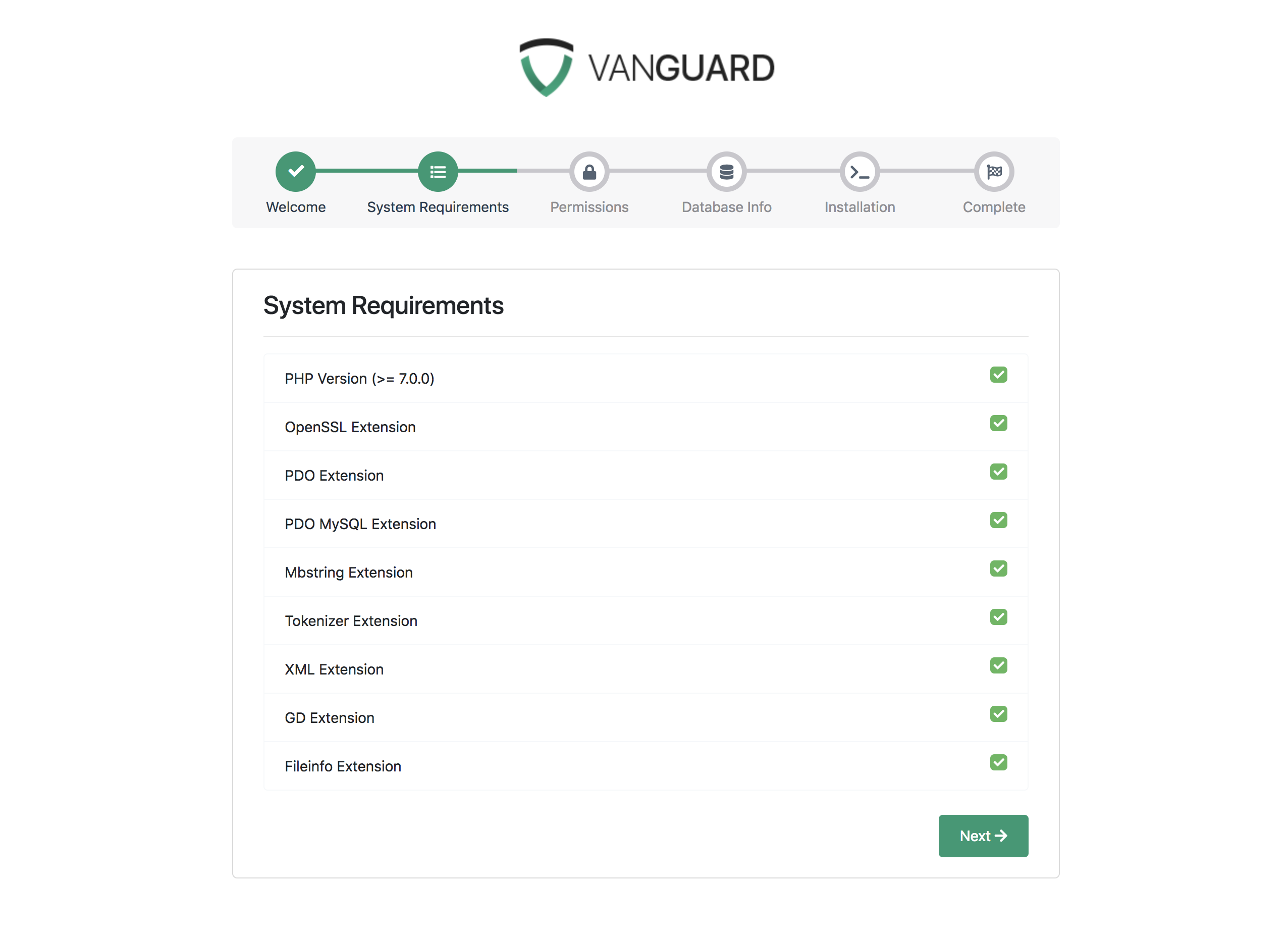 alt Vanguard Installation - System Requirements